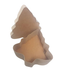 Caja Cartón Navidad Pino Kraft-Corrugado 20×22×7cm Proesa® [Pieza] 7501064341052