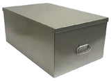 Caja Archivo de Metal 60×25×39cm con Tapa Gris Oficio Lam.Iglesi Pieza