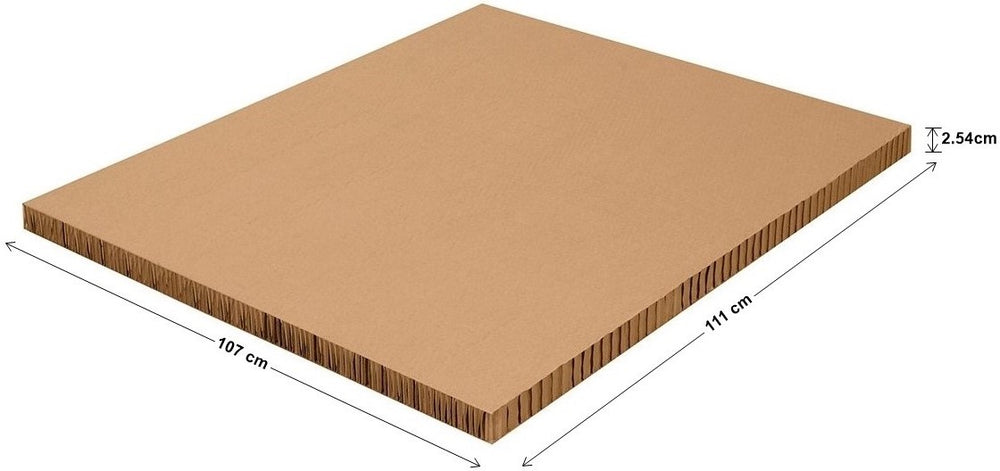 Cartón Panal de Abeja Hexagonal 130H 5/8" 107×111×2½ Hexa.mex.® [Hoja]