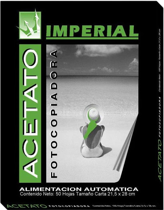 Acetato Xerográfico c/50 Carta Imperial® 0554 Caja 7501126305541 01