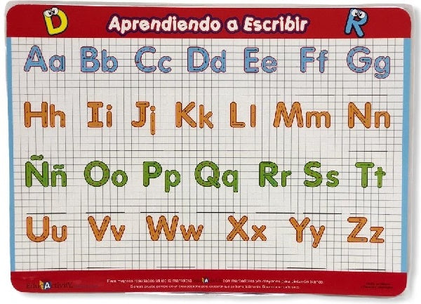 Manteleta Letra de Molde EducActivi 506-2 [Pieza] 7502006325062