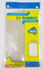 Sobre Poliprop c/Adhesivo c/25 Cal30 15.5×22.5 Ideal® 9701 [Pieza] 7501082197013