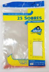 Sobre Poliprop c/Adhesivo c/25 Cal30 22.5×29cm Ideal® 9704 [Pieza] 7501082197044