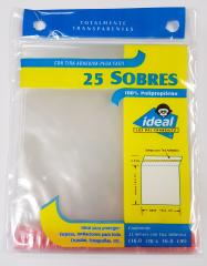 Sobre Poliprop c/Adhesivo c/25 Cal30 16×16cm Ideal® 9702 [Pieza] 7501082197020