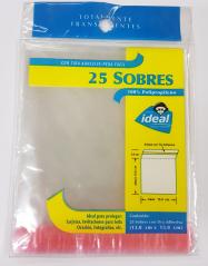 Sobre Poliprop c/Adhesivo c/25 Cal30 13×13cm Ideal® 9705 [Pieza] 7501082197051