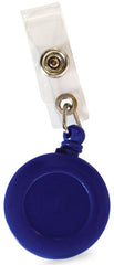 Broche p/Gafete Retráctil Clip tipo Yoyo Azul Rey Sinotec® Y0001-AZ [Pieza]