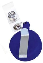 Broche p/Gafete Retráctil Clip tipo Yoyo Azul Rey Sinotec® Y0001-AZ [Pieza] 2
