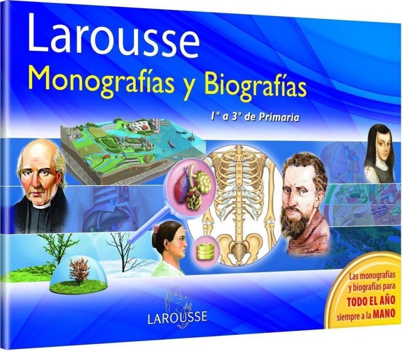 Monografías y Biografías 1º a 3º de Primaria Larousse® 1163 Pieza 9786072103412