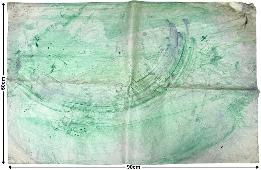 Papel Roca/Piedra Decoradorado Varios Tonos Verde Claro 90×60cm Proesa® Hoja 01