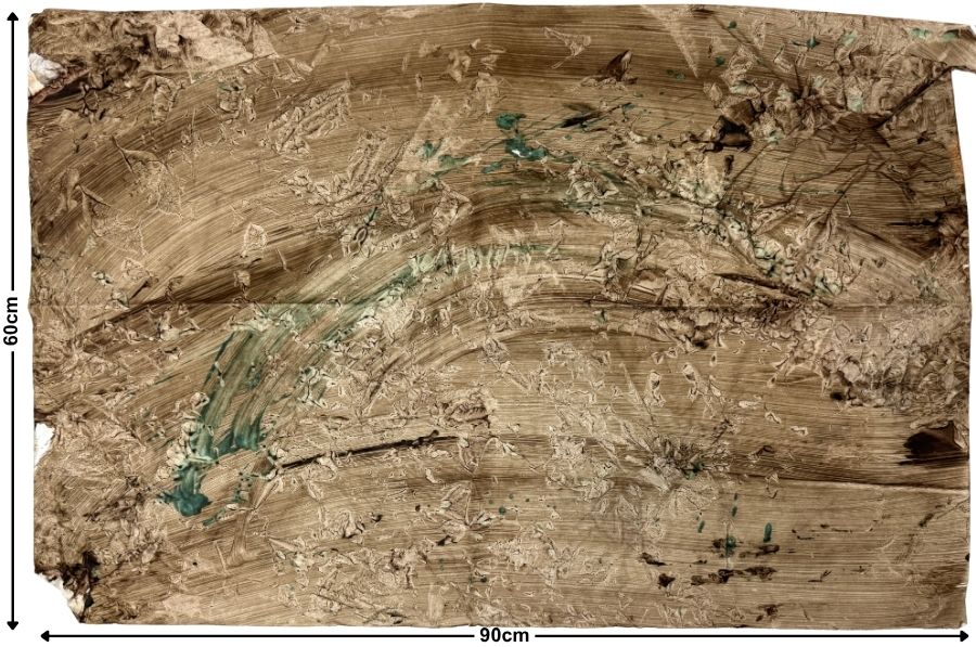 Papel Roca/Piedra Decoradorado Varios Tonos Cafe 90×60cm Proesa® Hoja 01