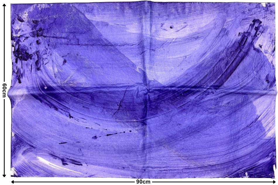 Papel Roca/Piedra Decoradorado Varios Tonos Azul 90×60cm Proesa® Hoja 01