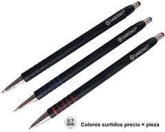 Lapicero Grip Ahulado 0.7mm Negro c/colores SABONIS® P-6032 [Pieza] 6941287603208 2