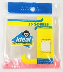 Sobre Poliprop c/Adhesivo c/25 Cal30 14.5×10.5 Ideal® 9712 [Pieza] 7501082197129
