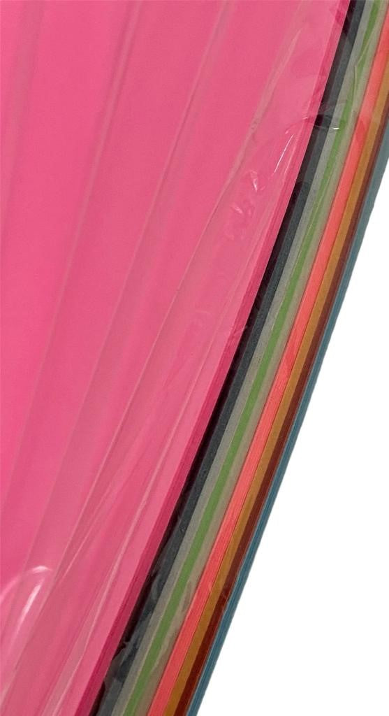 Papel Bond Color c/100 Colores Neón(5) Carta 75g Proesa® [Cien hojas]