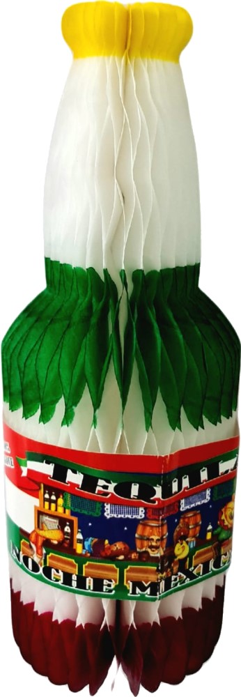 Adorno Toda Ocasión Botellas Nº1 1p PapelChina Papel Picado® B002 [Pieza]