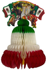 Adorno Fiestas Patrias Campana #2 18cm 1p Tricolor Papel Picado® C008 [Pieza]
