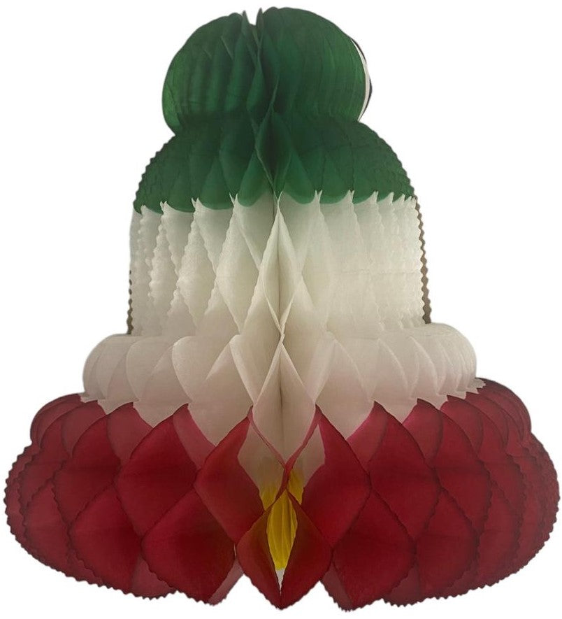 Adorno Fiestas Patrias Campana #7 32cm 1p Tricolor PapelChina Papel Picado® C018 [Pieza] 7502279890243 2