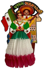 Adorno Fiestas Patrias China C/Charro #3 26cm Papel China Papel Picado® CH025 [Pieza]