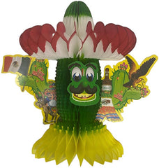 Adorno Fiestas Patrias Cactus Nº2 con China 1p PapelChina Papel Picado® C062 [Pieza]