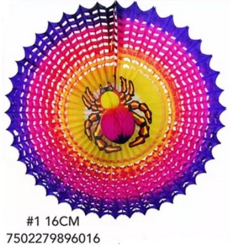 Adorno Halloween Telaraña #1 Morada Bugamb 1p PapelChina Papel Picado® TEL446 [Pieza]