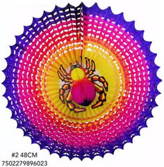 Adorno Halloween Telaraña #2 Mor.Bugamnja 1p PapelChina Papel Picado® TEL447 [Pieza]