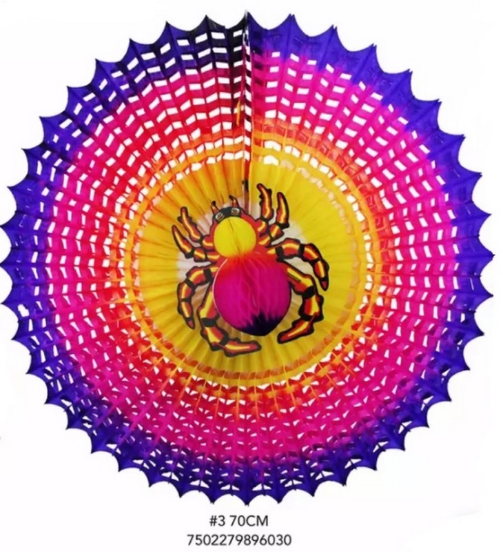 Adorno Halloween Telaraña #3 Mora.Bugam Nj 1p PapelChina Papel Picado® TEL448 [Pieza]