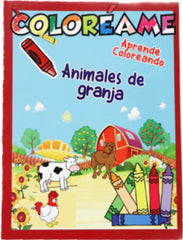 Cuaderno p/Colorear Animales de la Granja Bilingüe DaccArT® [Pieza] 7506457800253