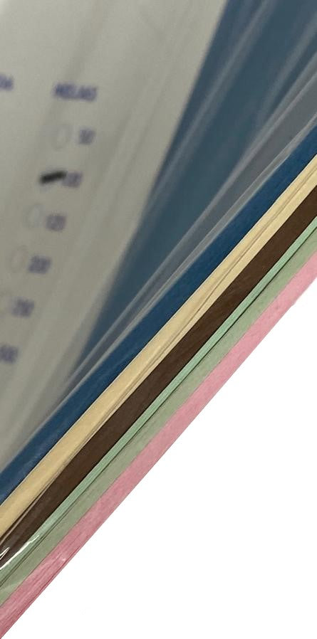 Papel Bond Color Pop-Set c/100 Colores (5) Carta Proesa® [Cien hojas]