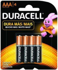 Pila Duracell "AAA" c/4 Proesa® [Paquete] 41333001098