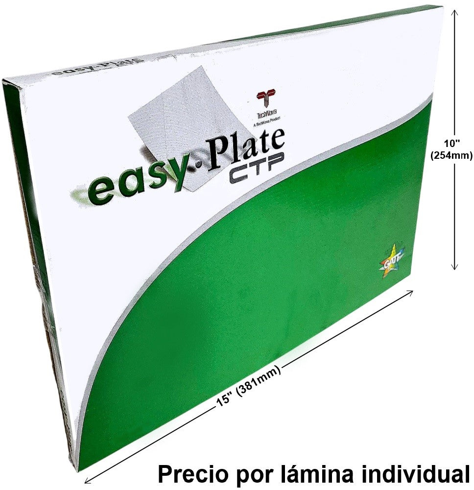 Lamina Litograf.poliéster Rapid-Plate 2/caras 10×15" easy•Plate™ 5211872 Placa 01