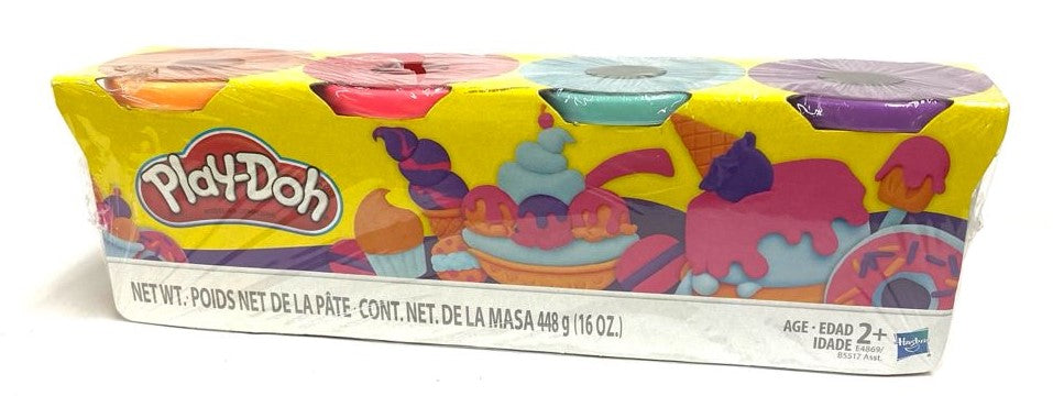 Masa p/Moldear Play-Doh paquete Colores Est.c/4 112g×4 Hasbro® 71845241 630509745104