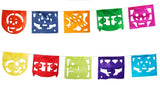 Adorno Día de Muertos Enramada Mini 1p PapelChina Papel Picado® 9 Pieza