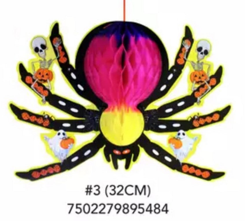 Adorno Halloween Araña #3 1p PapelChina Papel Picado® ARA404 [Pieza]