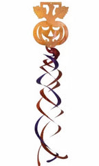 Adorno Halloween Calabaza con Espiral 1p Metálico Papel Picado® 6 [Pieza]