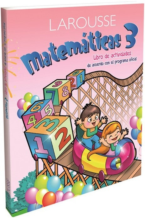 Libro de Actividades Preescolar Matemáticas 3 Larousse® 6278 Pieza 9786072110441