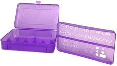 Lapicera Caja Plástica c/Plantilla Colores 20×12×5½cm D`Art® [Pieza] 7502009320323 2