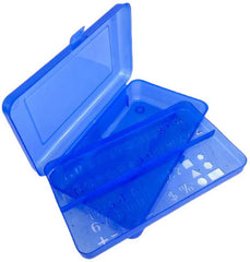 Lapicera Caja Plástica c/Plantilla Colores 20×12×5½cm D`Art® [Pieza] 7502009320323 3