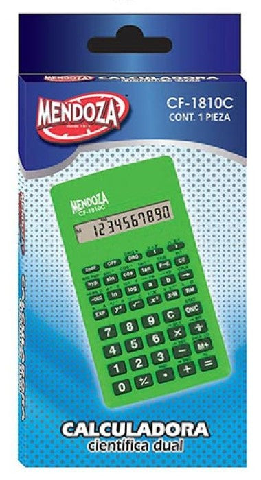 Calculadora Científica 10 Dígitos Mendoza® CF-1810C [Pieza] 7502271822280 Imagen principal del producto
