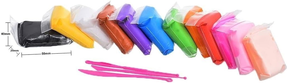 Foamy Moldeable c/12 bolsas de 10g c/u Colores 120g YOUYIQI® A3001D [Pieza] 6976056241060