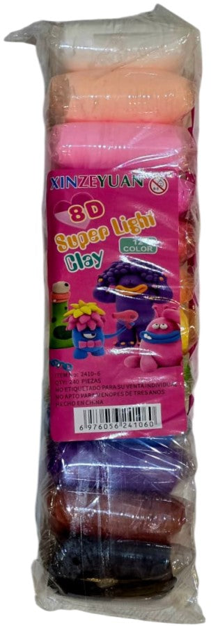 Foamy Moldeable c/12 bolsas de 10g c/u Colores 120g YOUYIQI® A3001D [Pieza] 6976056241060 7