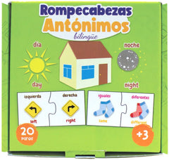 Rompecabezas Antónimos Bilingüe 40 Piezas DaccArT® [Pieza] 7506457800956