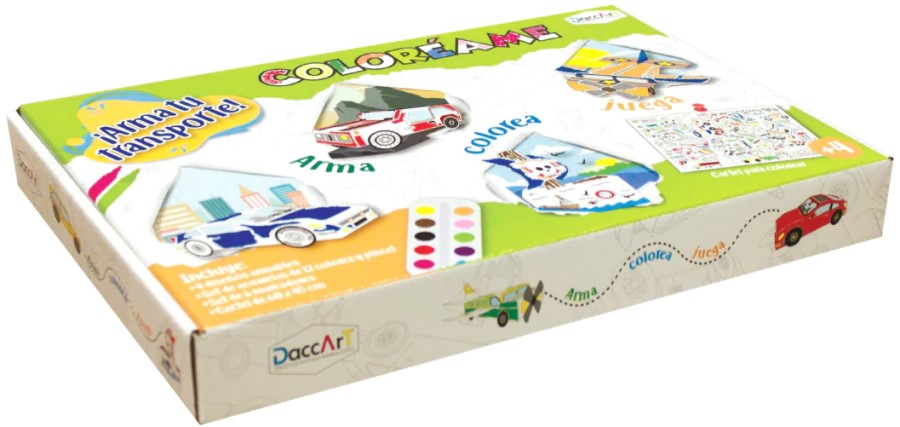 Material Didáctico Arma Tu Transporte DaccArT® [Pieza] 7506457801274