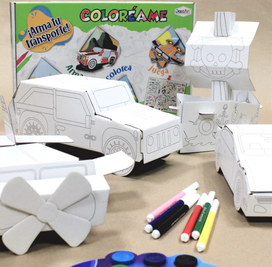 Material Didáctico Arma Tu Transporte DaccArT® [Pieza] 7506457801274 3
