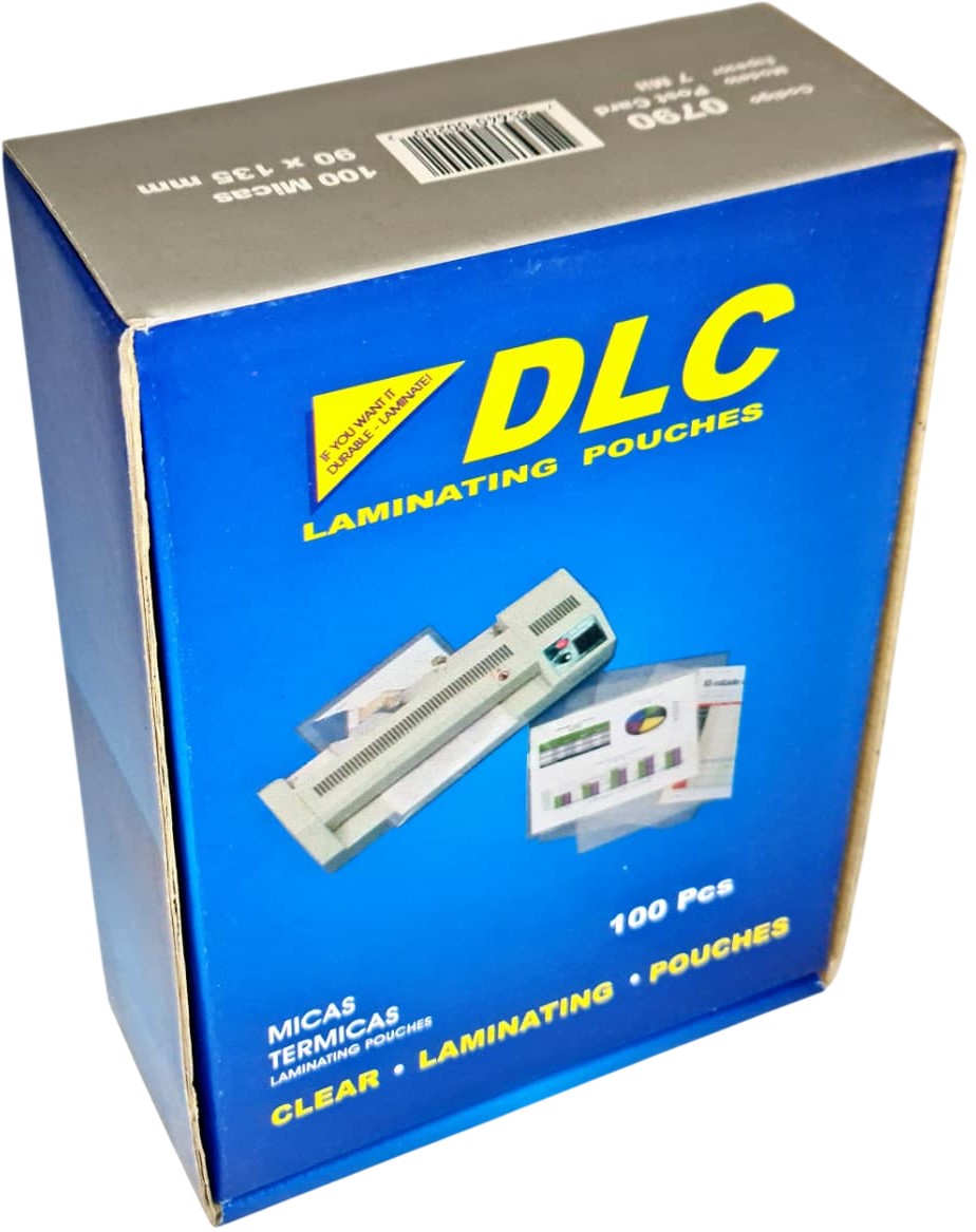 Mica p/Laminadora Post Card c/100 178 Micrones 90×135mm DLC® 0790 Caja 785640002002 01