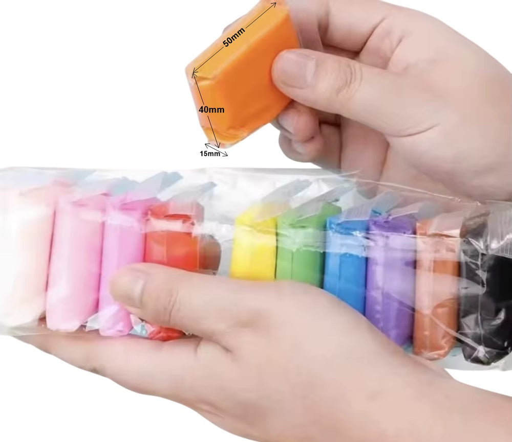 Foamy Moldeable c/12 bolsas de 7g c/u Colores 84g Youcaihui® [Pieza] 6973043580010 3