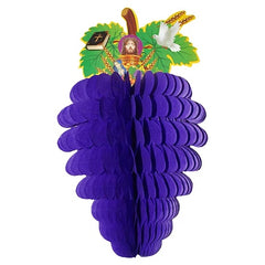 Adorno Toda Ocasión Uvas Nº2 1p 35cm Metálico Papel Picado® [Pieza]