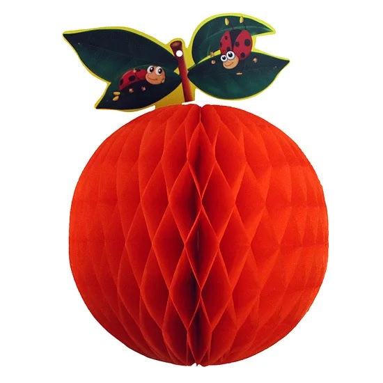 Adorno Toda Ocasión Naranja Nº2 1p 35cm Metálico Papel Picado® [Pieza]