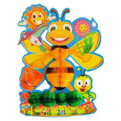 Adorno Primavera Abeja con Oruga 1p PapelChina Papel Picado® [Pieza]