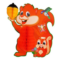 Adorno Primavera Ardilla con Nuez 1p PapelChina Papel Picado® [Pieza]