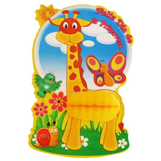 Adorno Toda Ocasión Jirafa 1p PapelChina Papel Picado® [Pieza]